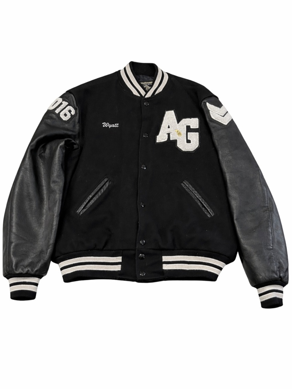 Holloway Leather Varsity Jacket M “Colonial Band” 2016
